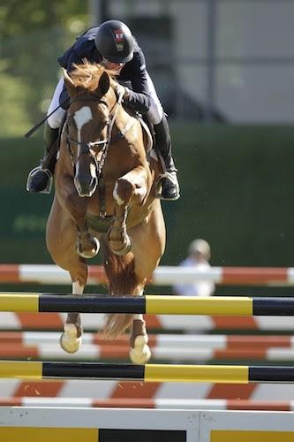 Ben Asselin is one of the up-and-coming stars of the Canadian show jumping team. Photo ©Spruce Meadows Media Services. 