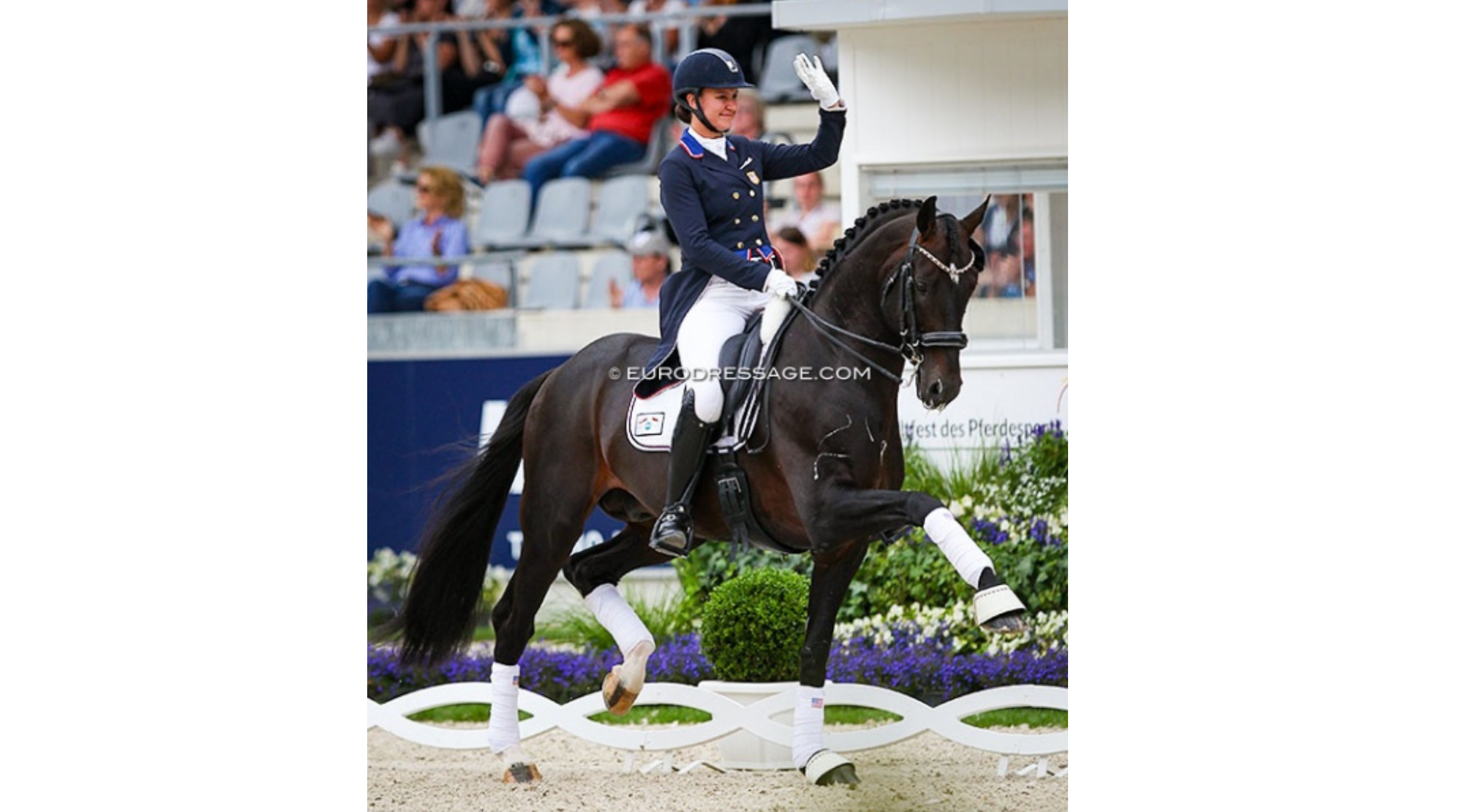 Adrienne Lyle and Salvino at the 2019 CDIO Aachen (Photo © Astrid Appels)