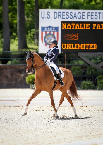 Natalie Pai and Unlimited earn the Reserve Championship in the Brentina Cup at the 2017 Dutta Corp. U.S. Dressage Festival of Champions in Gladstone, New Jersey 
