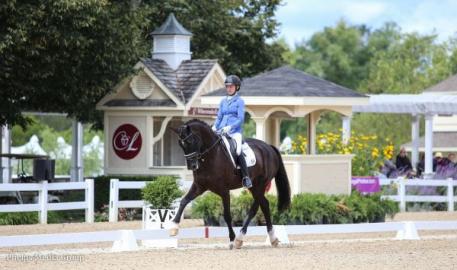 This weekend Lamplight Equestrian Center is hosting September Dressage at Lamplight and the Great American/USDF Breeders Championship Series North Central Final. Pictured are Alice Tarjan and Candescent competing at Lamplight in August.
